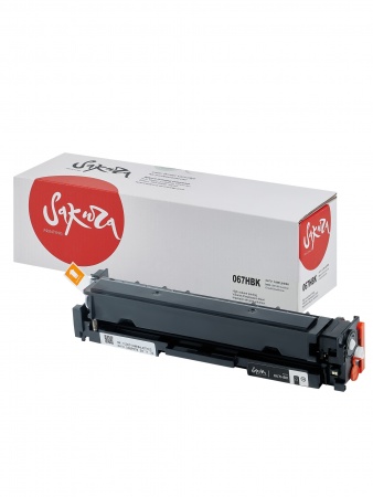 Картридж Canon 067HBK ECO LBP631Cw/LBP633Cdw/MF651Cw/MF655Cdw/MF657Cdw, чип без счетчика копий, Black, 3130 стр., Sakura